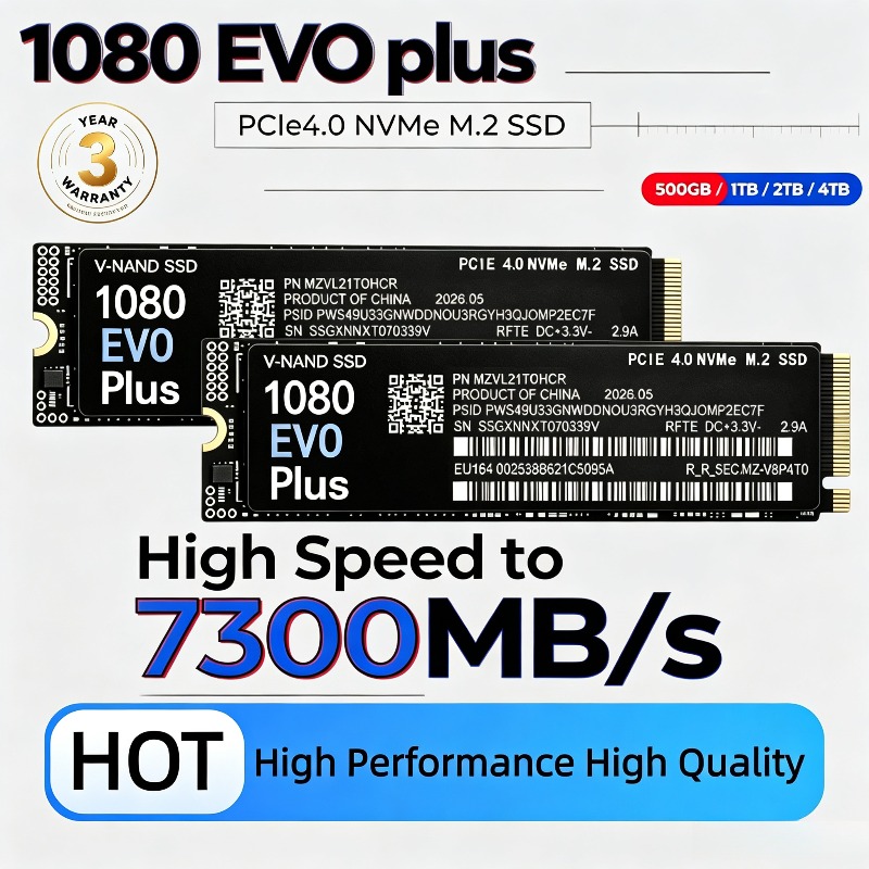 M.2 Nvme 4Tb Pcie 4.0 Ssd - أصلي جديد 1080 EVO Plus M.2