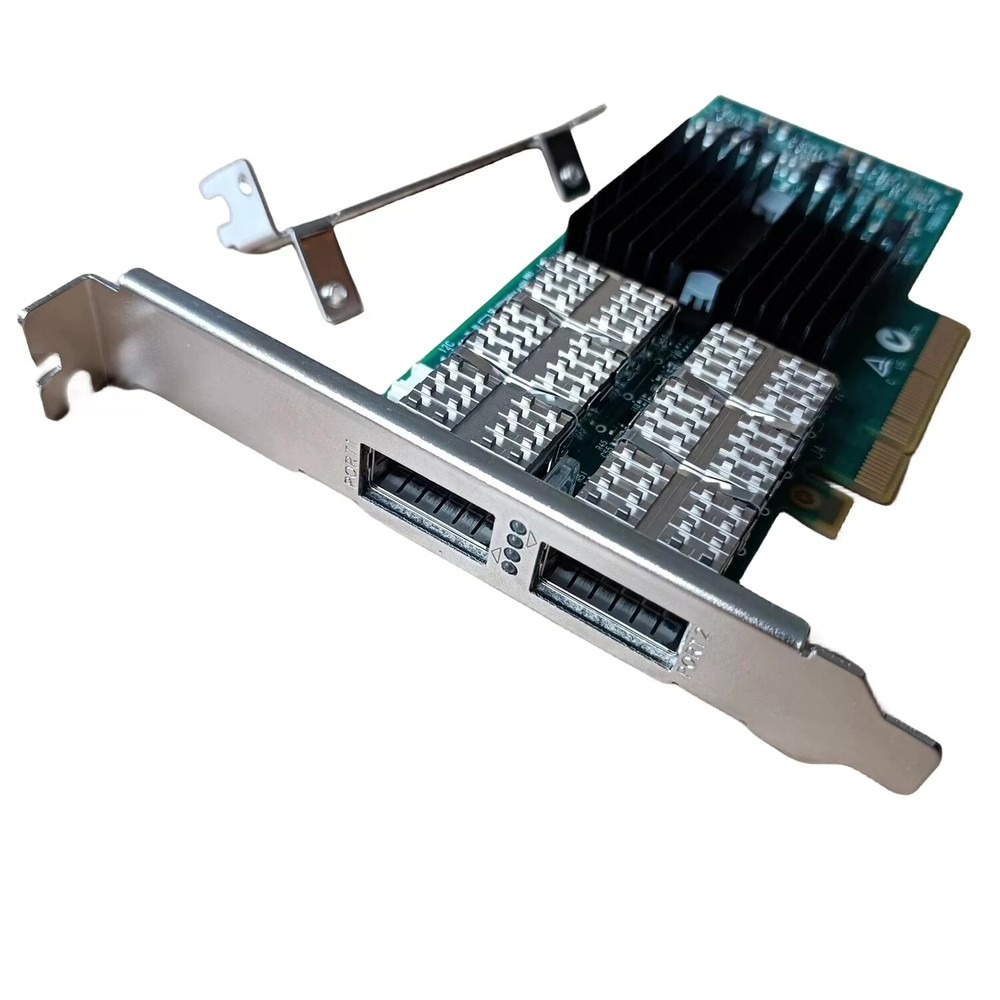 بطاقة شبكة Mellanox MCX354A-QC - مراجعة 10Gb Sfp+ Pcie Network Card Dual Port وسعره