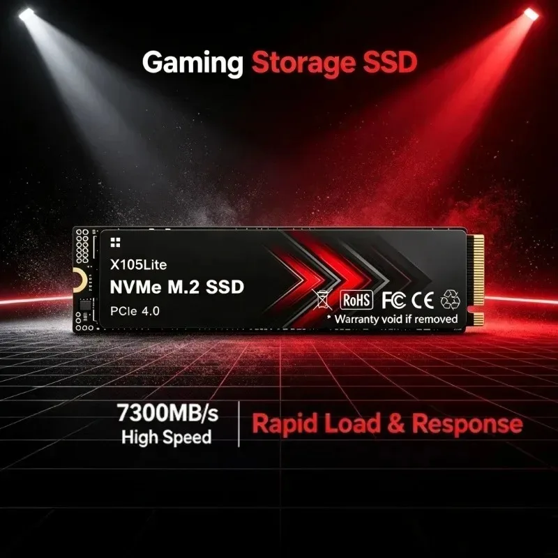 محرك أقراص SSD جديد X105Lite ب - مراجعة M.2 Nvme 4Tb Pcie 4.0 Ssd وسعره