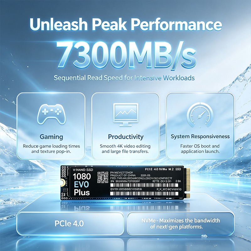 أصلي جديد 1080 EVO Plus M.2 NV - مراجعة M.2 Nvme 4Tb Pcie 4.0 Ssd وسعره