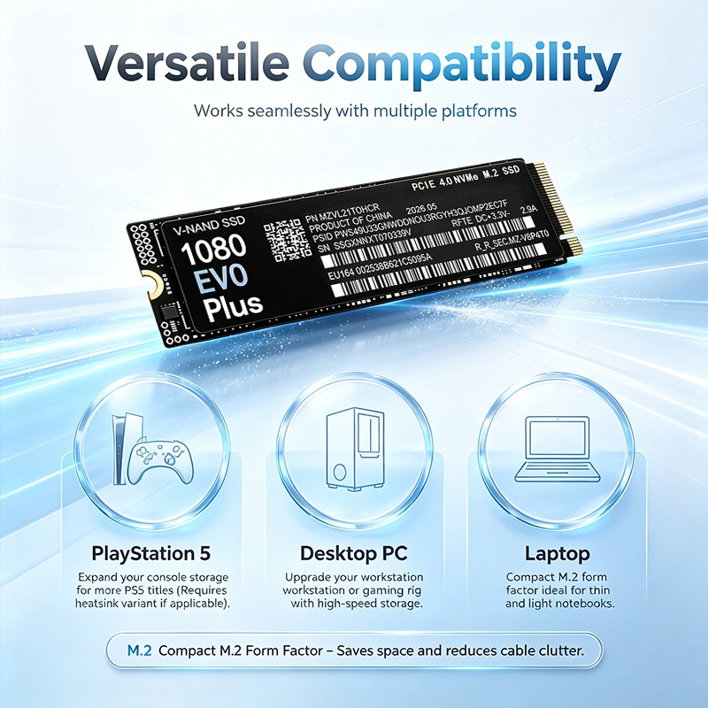 أصلي جديد 1080 EVO Plus M.2 NV - مراجعة M.2 Nvme 4Tb Pcie 4.0 Ssd وسعره