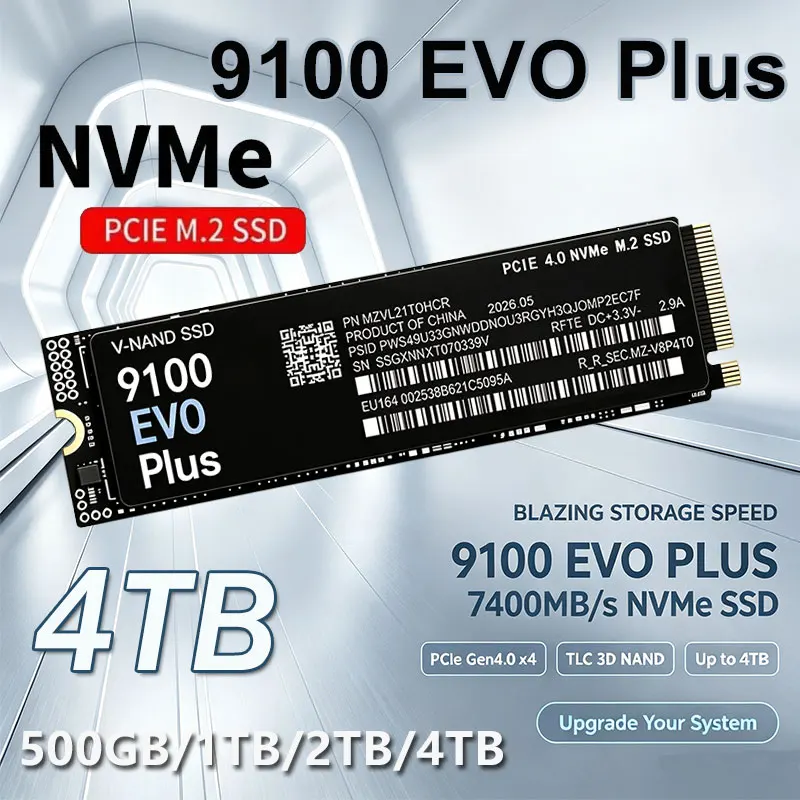 9100 EVO Plus M.2 NVMe SSD بسع - مراجعة M.2 Nvme 4Tb Pcie 4.0 Ssd وسعره